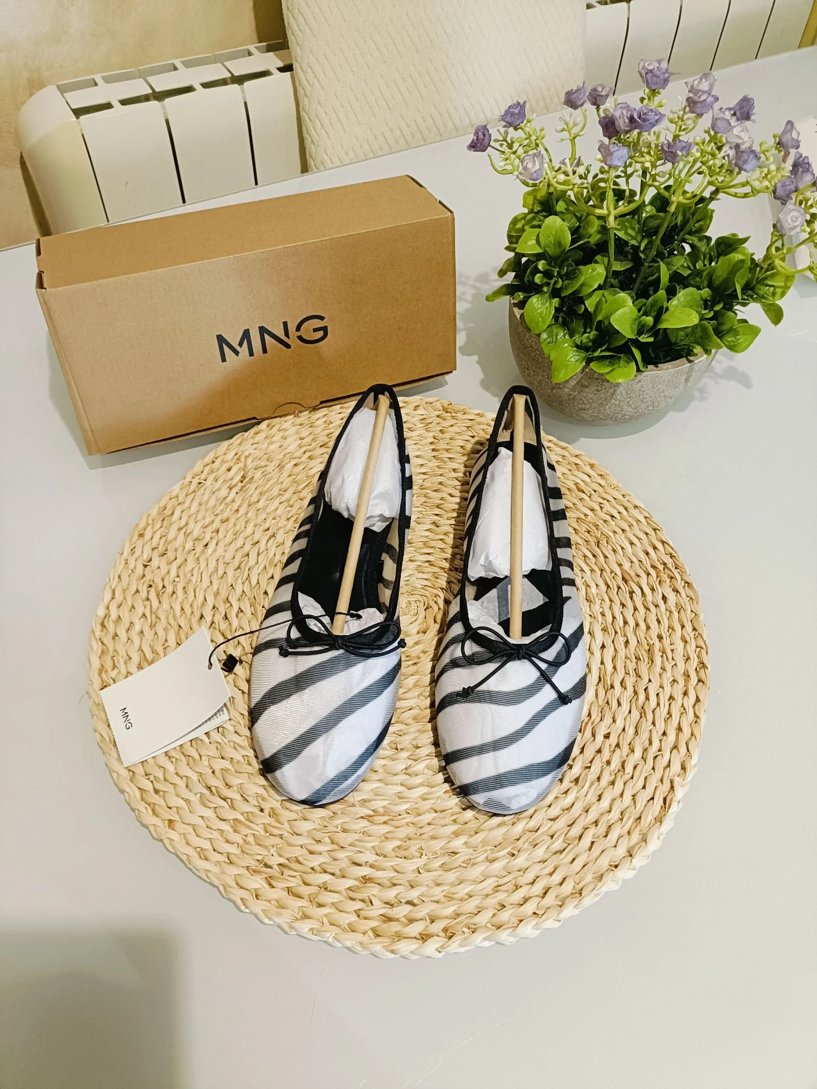 Mango mesh ballerina voor dames maat 38 – photo 2